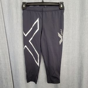 2XU Women's Biking Shorts Compression Size S Black/Silver